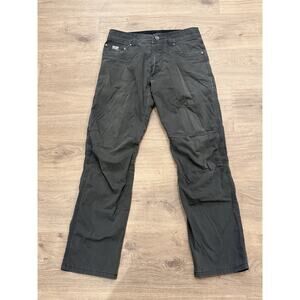Kuhl Revolvr Pants Mens 30x32 Green Canvas Outdoor Hiking Work